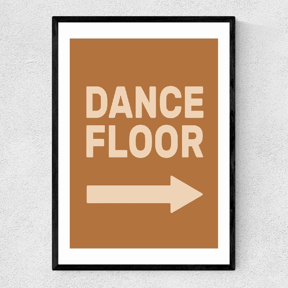east end prints Dance Floor Right Retro