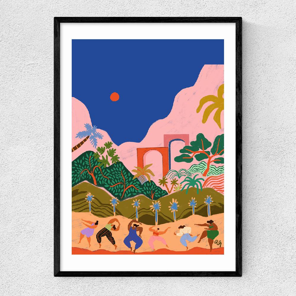 east end prints Dancing In Paradise