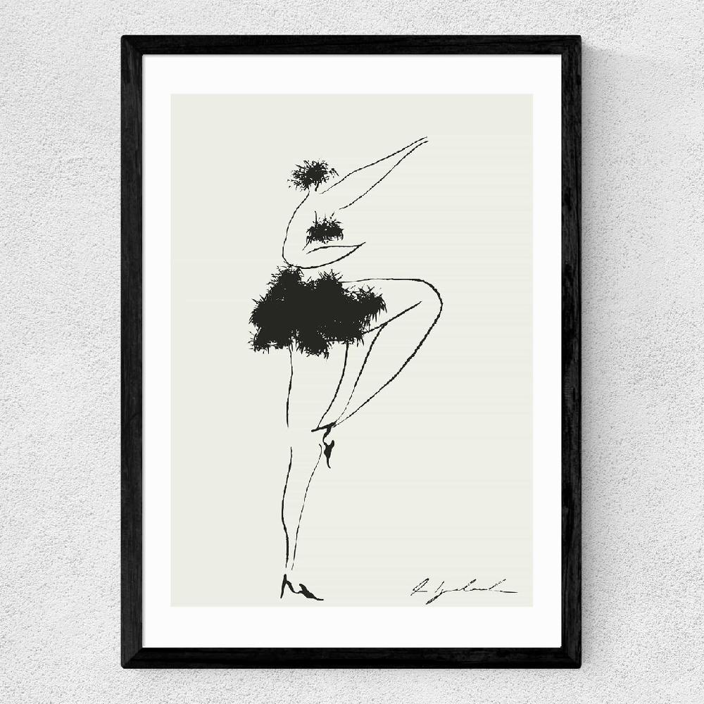 East End Prints Dancing Lady