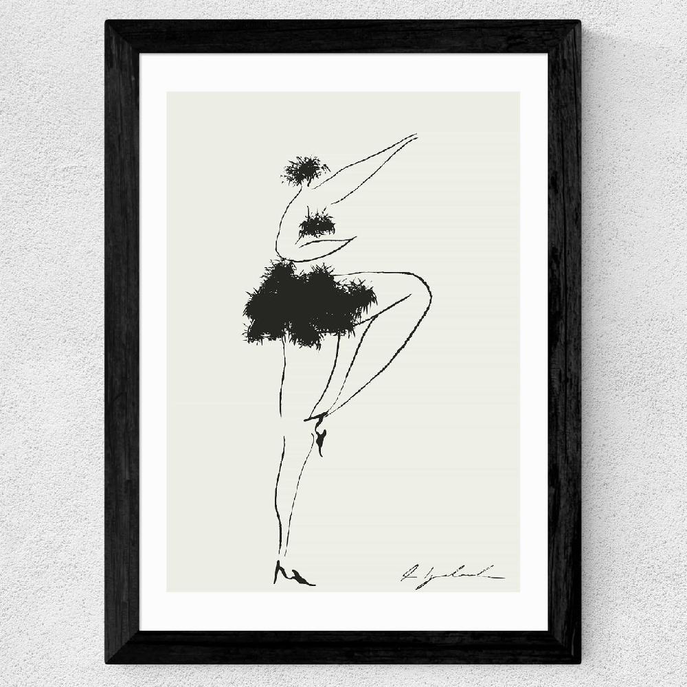 East End Prints Dancing Lady