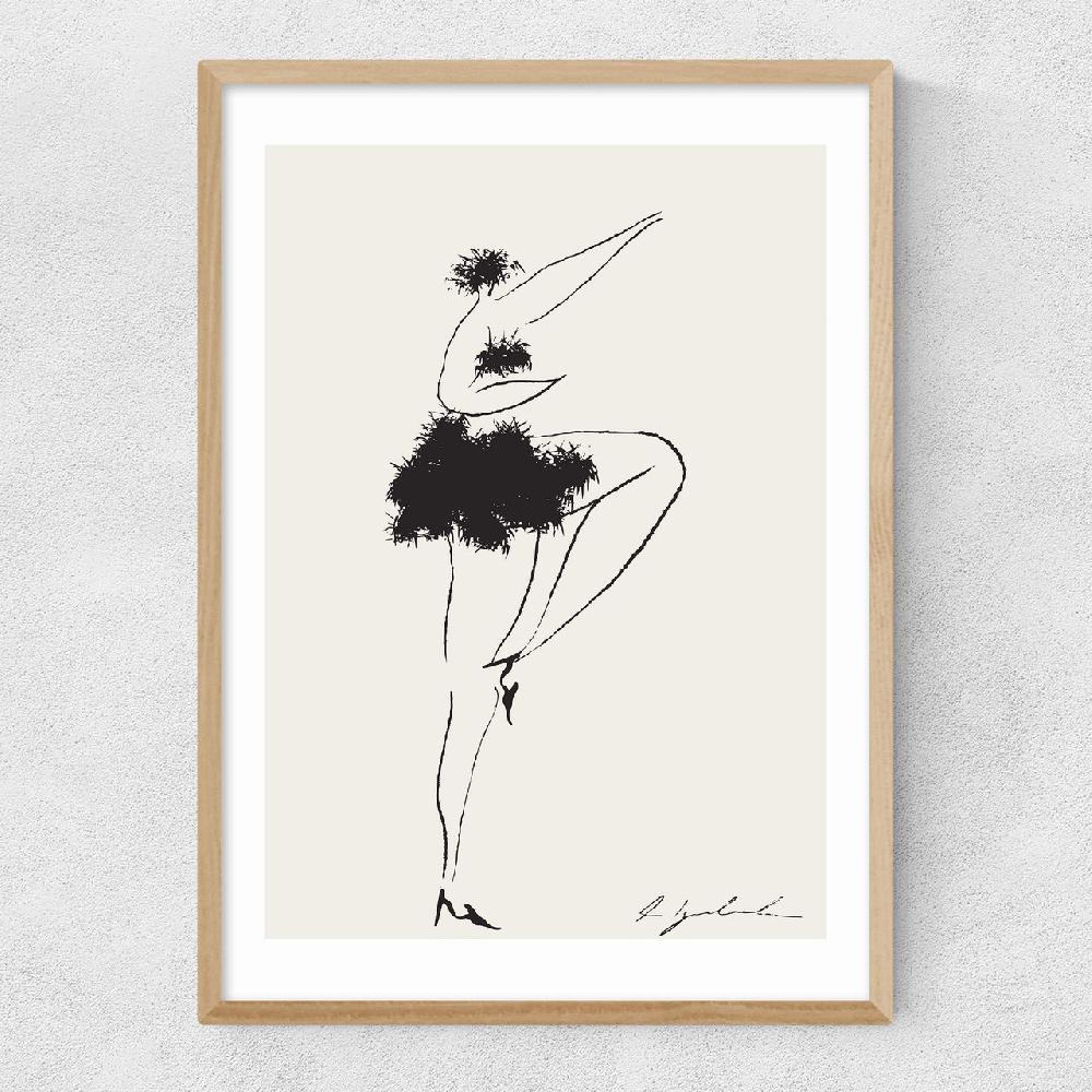 East End Prints Dancing Lady