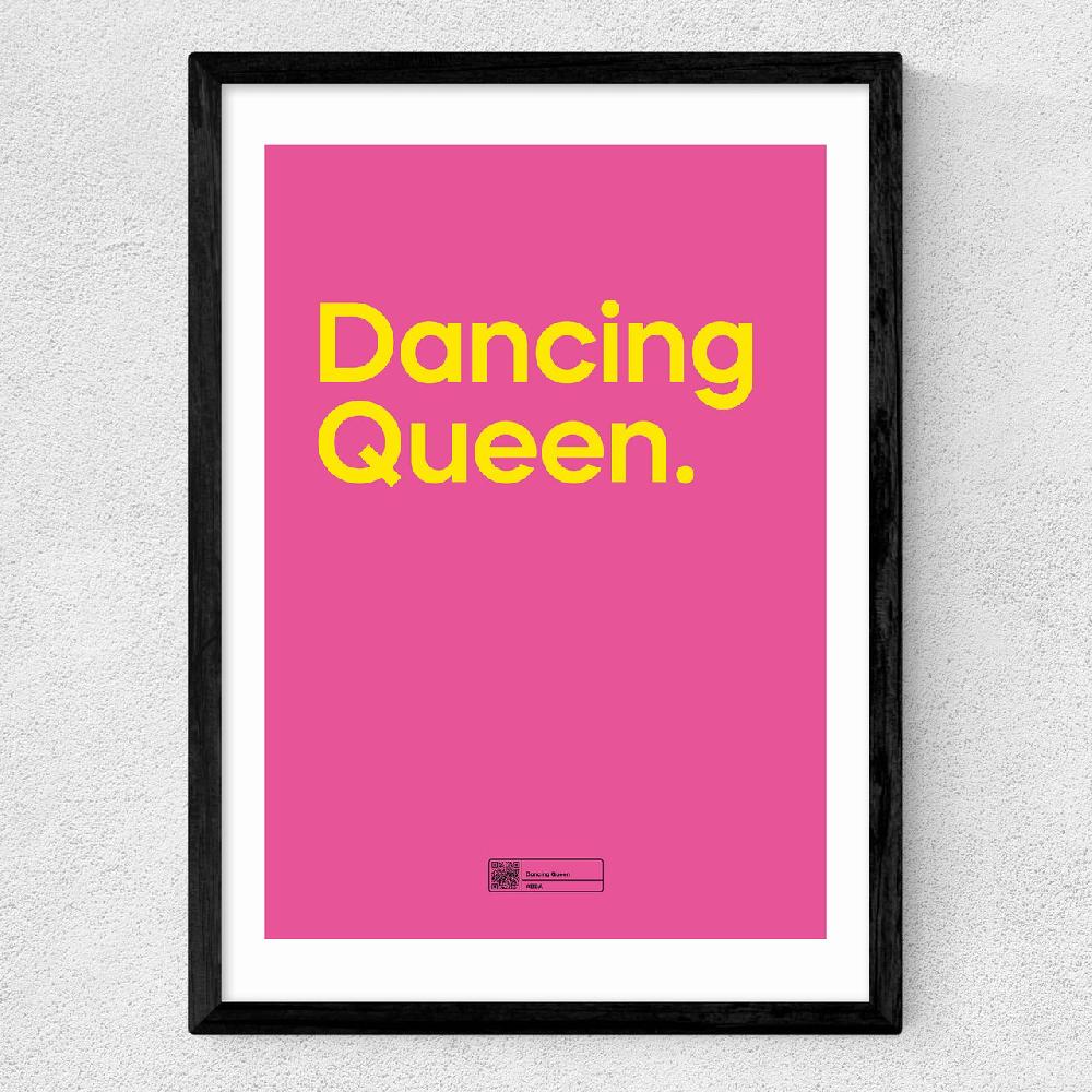 East End Prints Dancing Queen By Say It With Songs