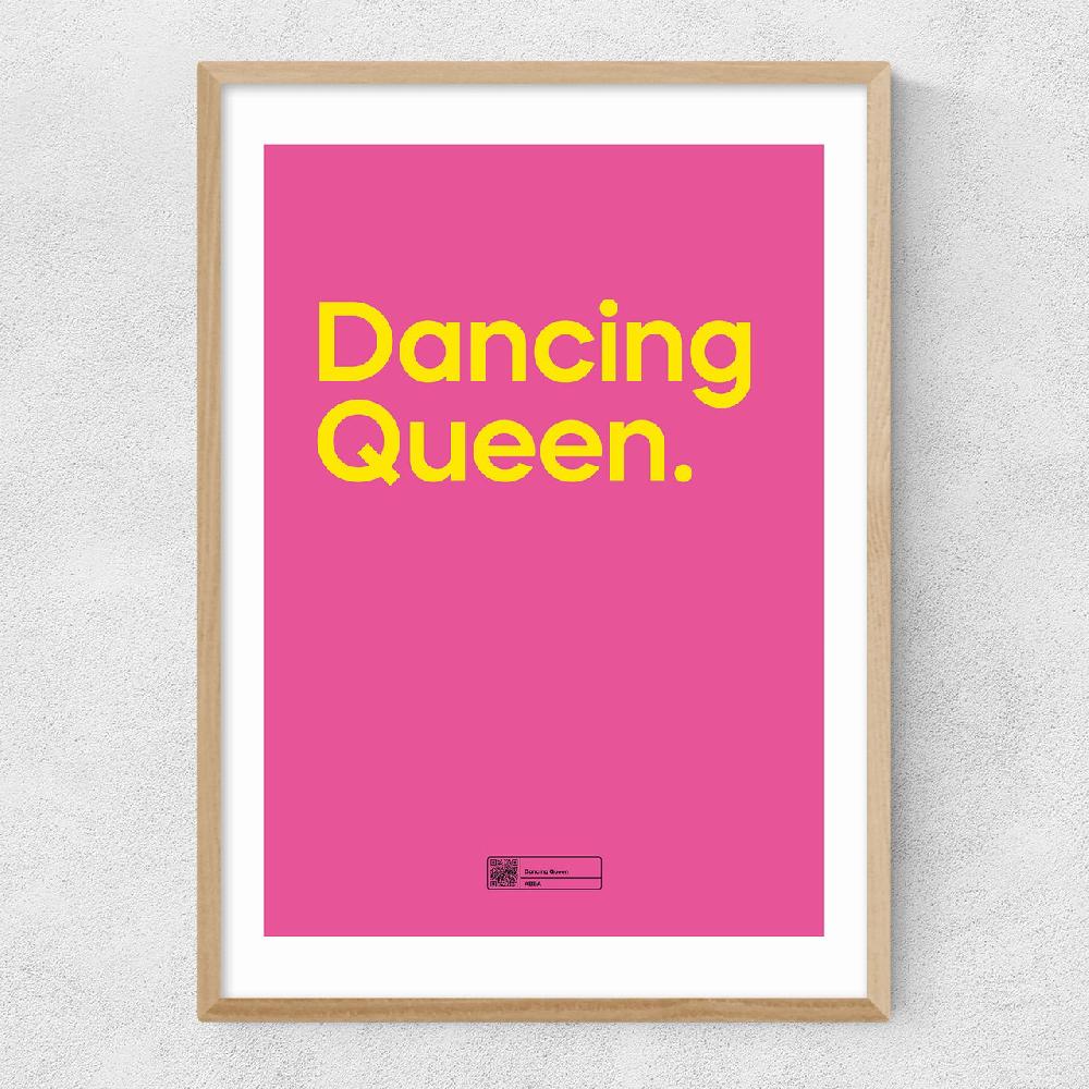 East End Prints Dancing Queen By Say It With Songs