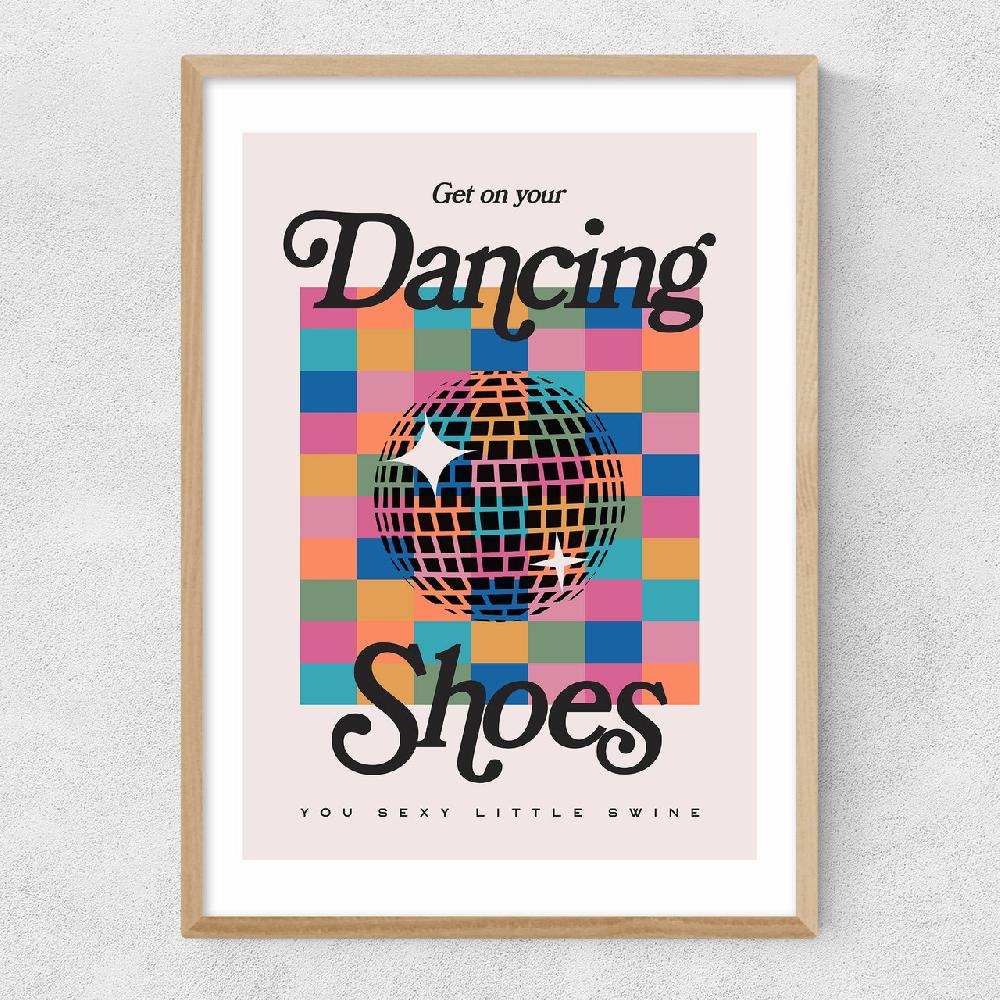 East End Prints Dancing Shoes