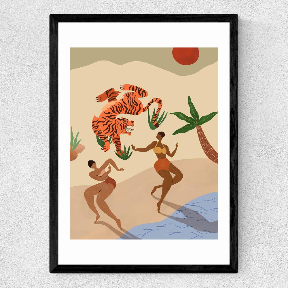 East End Prints Dancing With Tigers