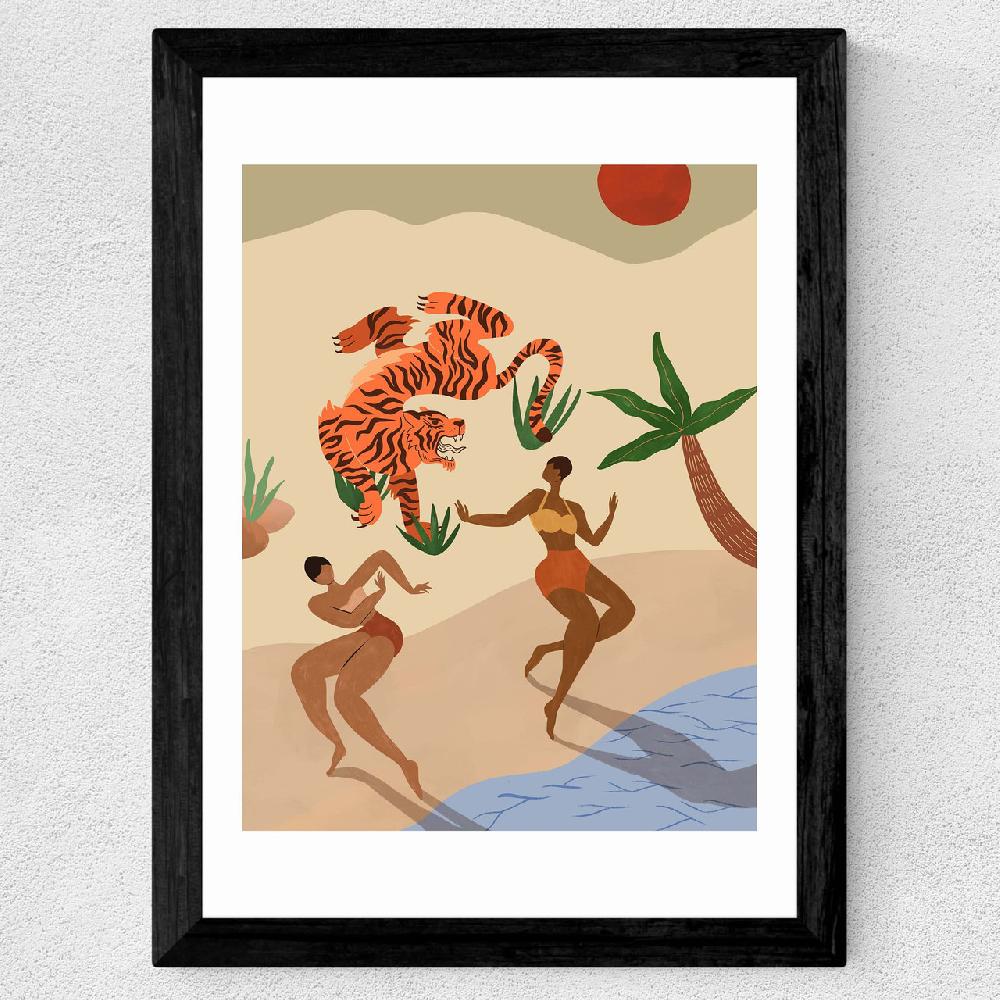 East End Prints Dancing With Tigers