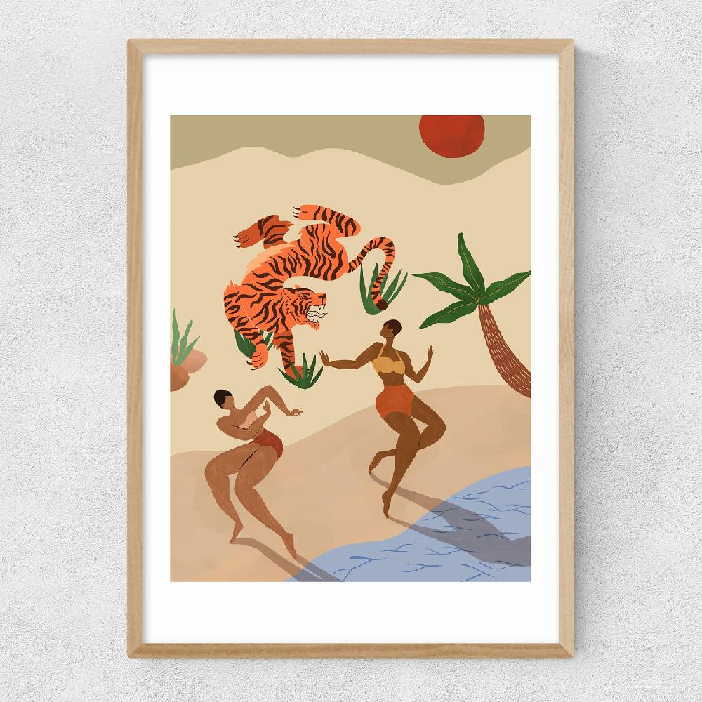 East End Prints Dancing With Tigers