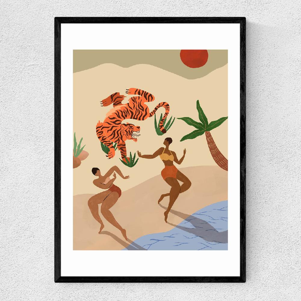 east end prints Dancing with Tigers