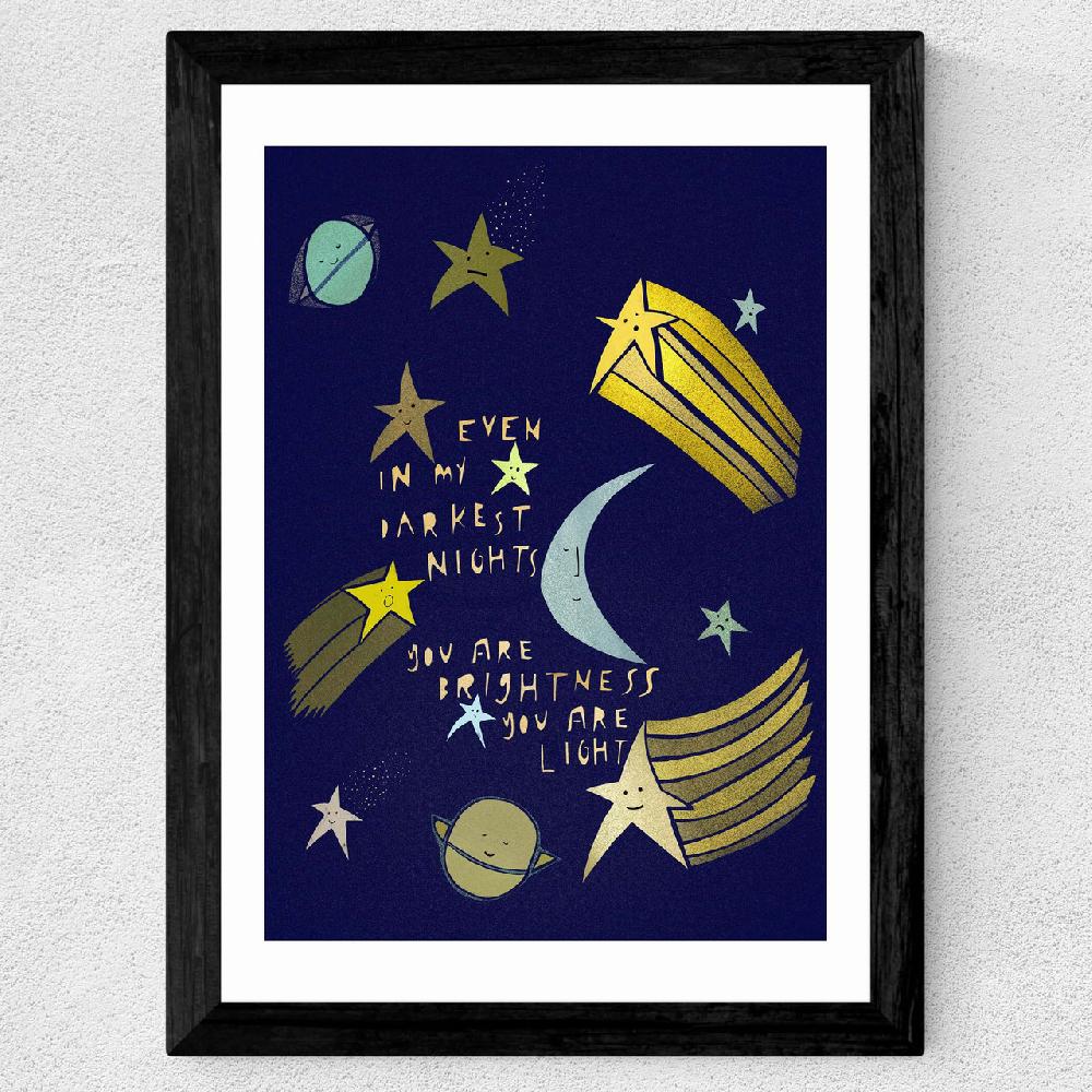 East End Prints Dark Nights Bright Light