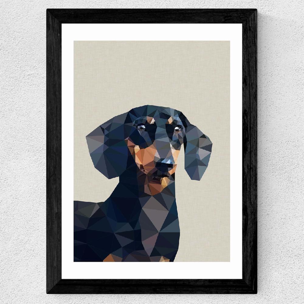 East End Prints Daschund