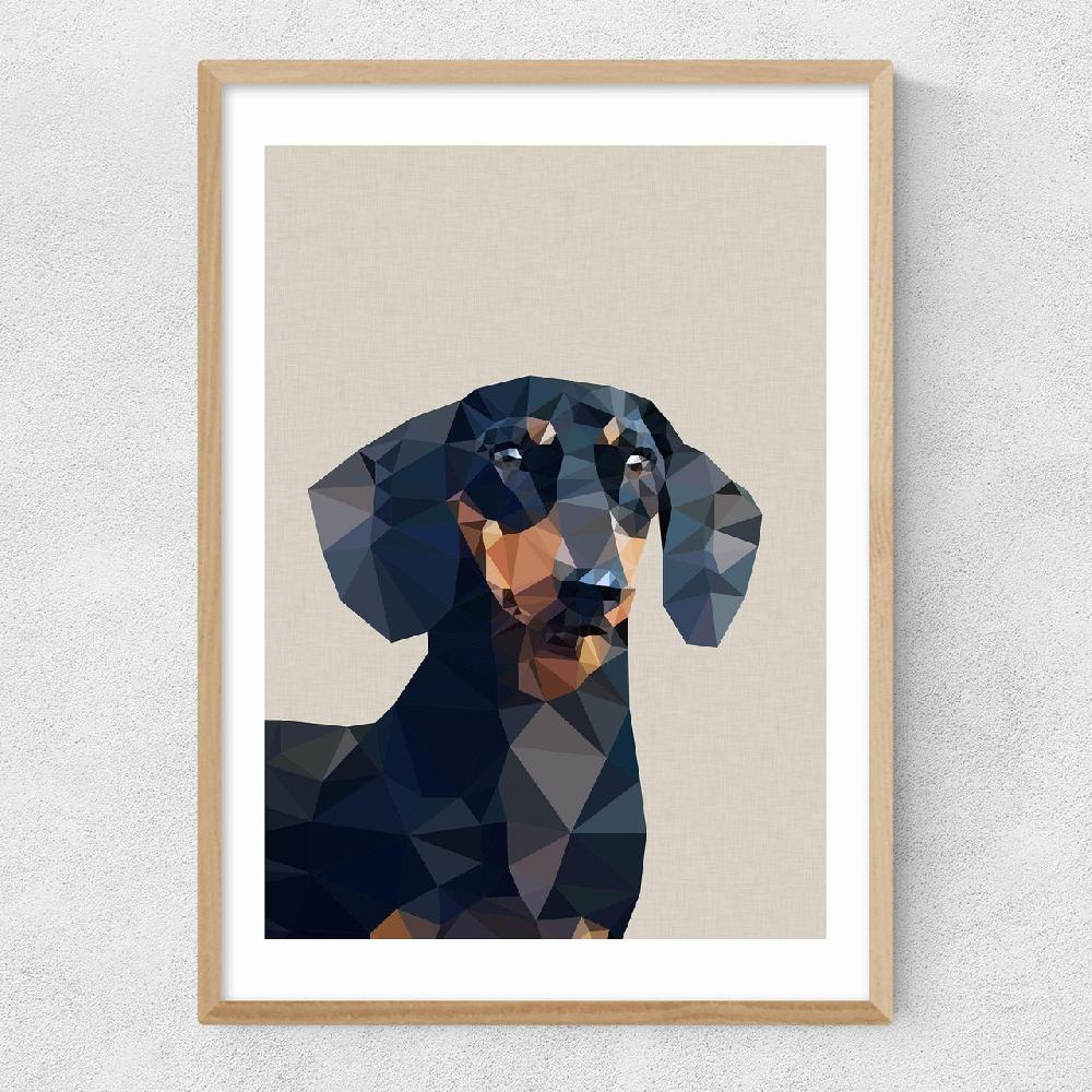 East End Prints Daschund
