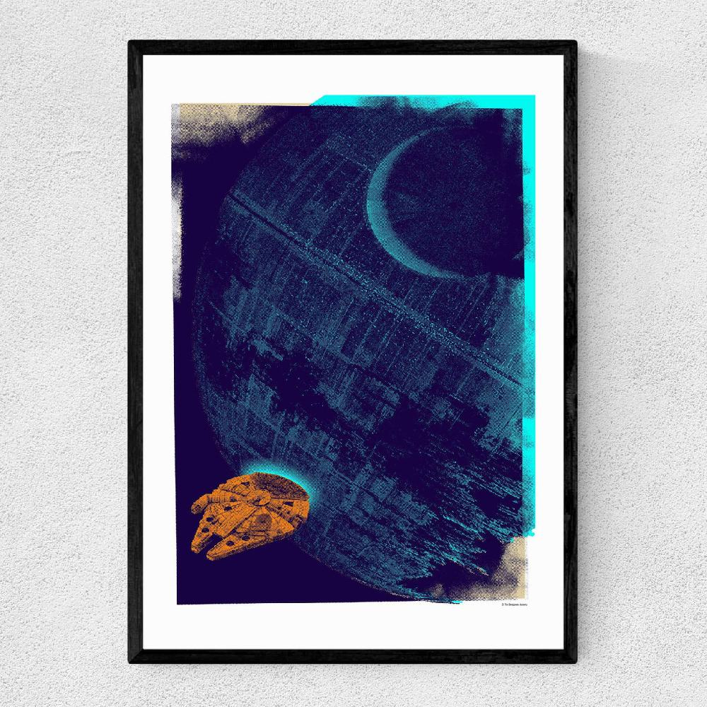east end prints Death Star Gateway - Star Wars