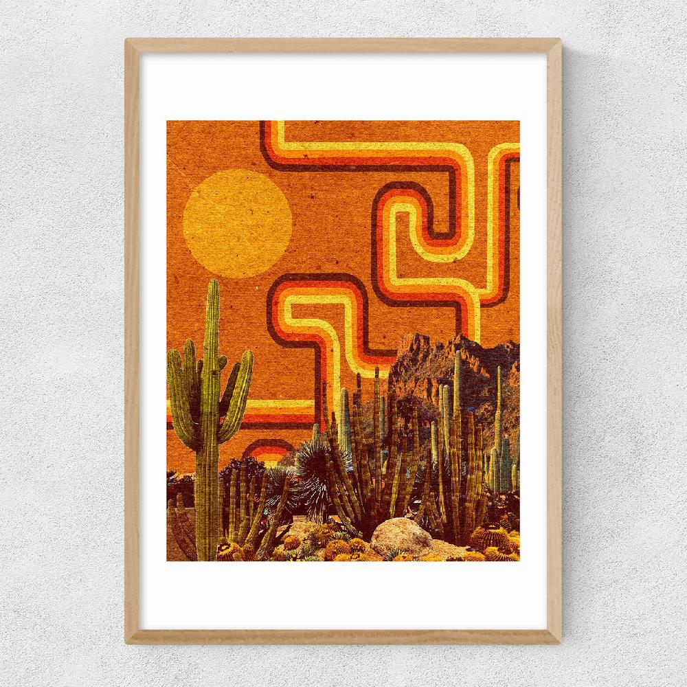 East End Prints Desert Lines