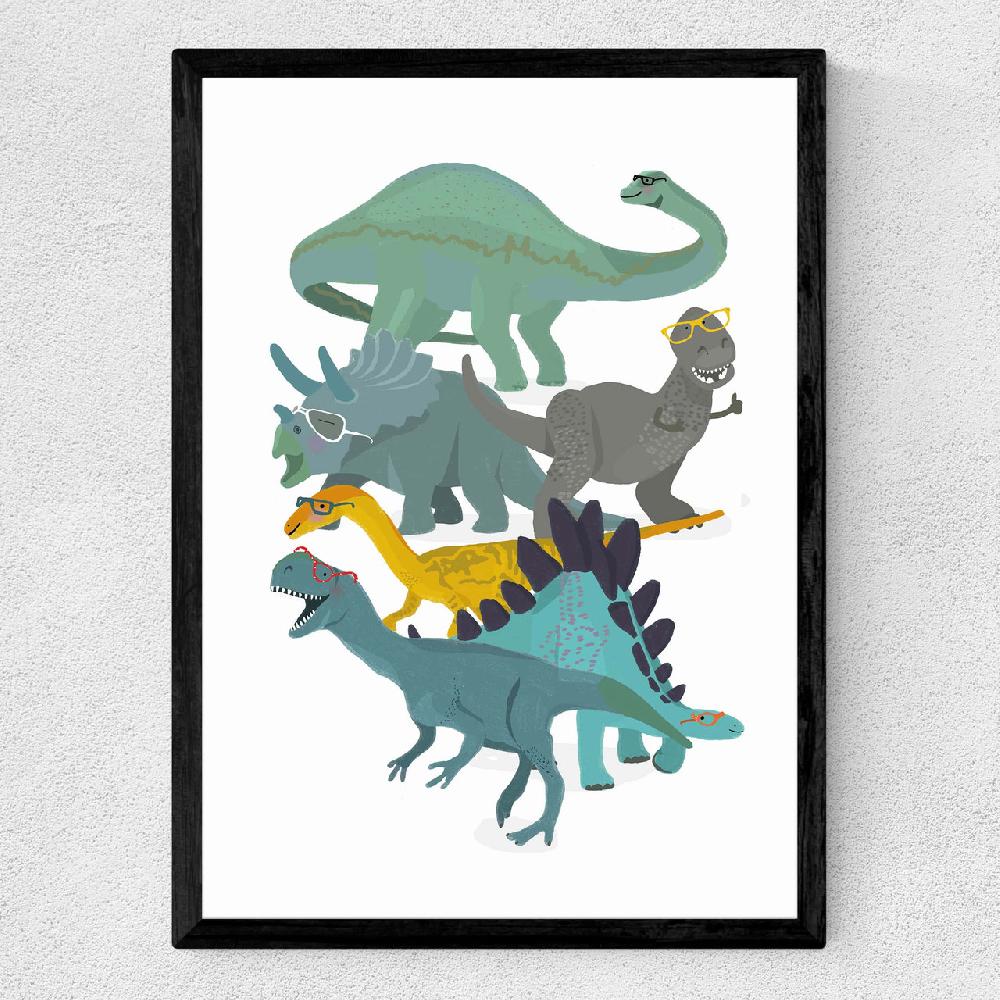 East End Prints Dino Glasses