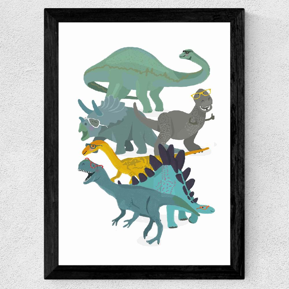 East End Prints Dino Glasses