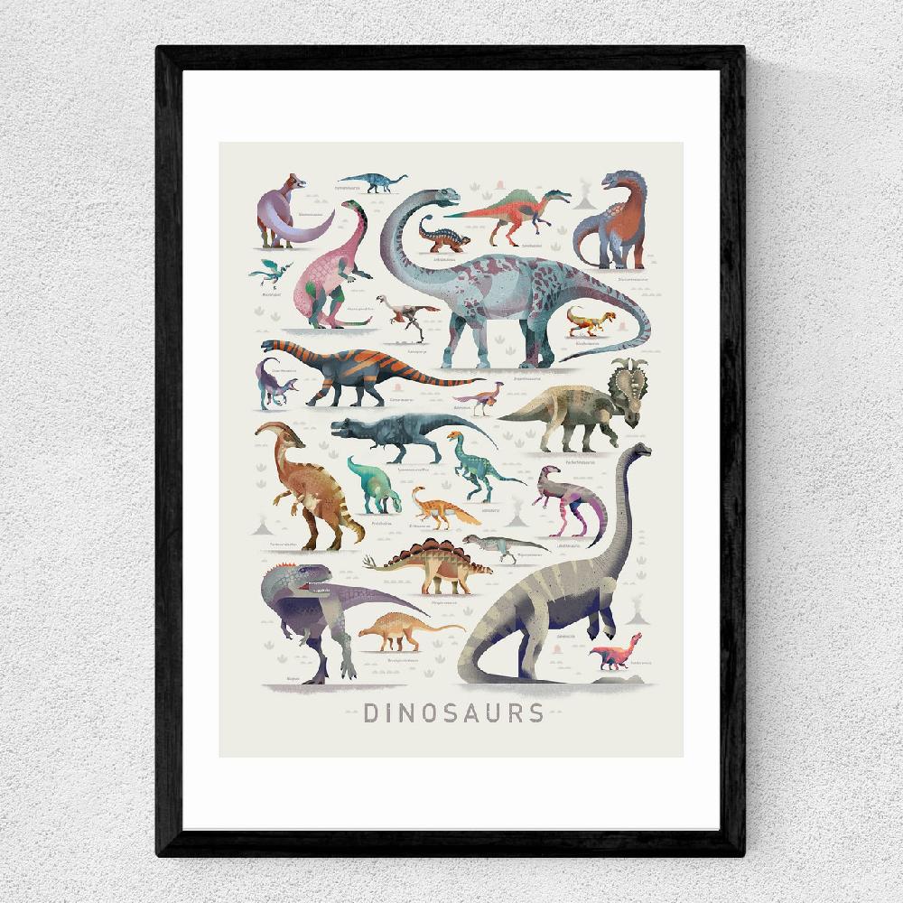East End Prints Dinosaurs By Dieter Braun
