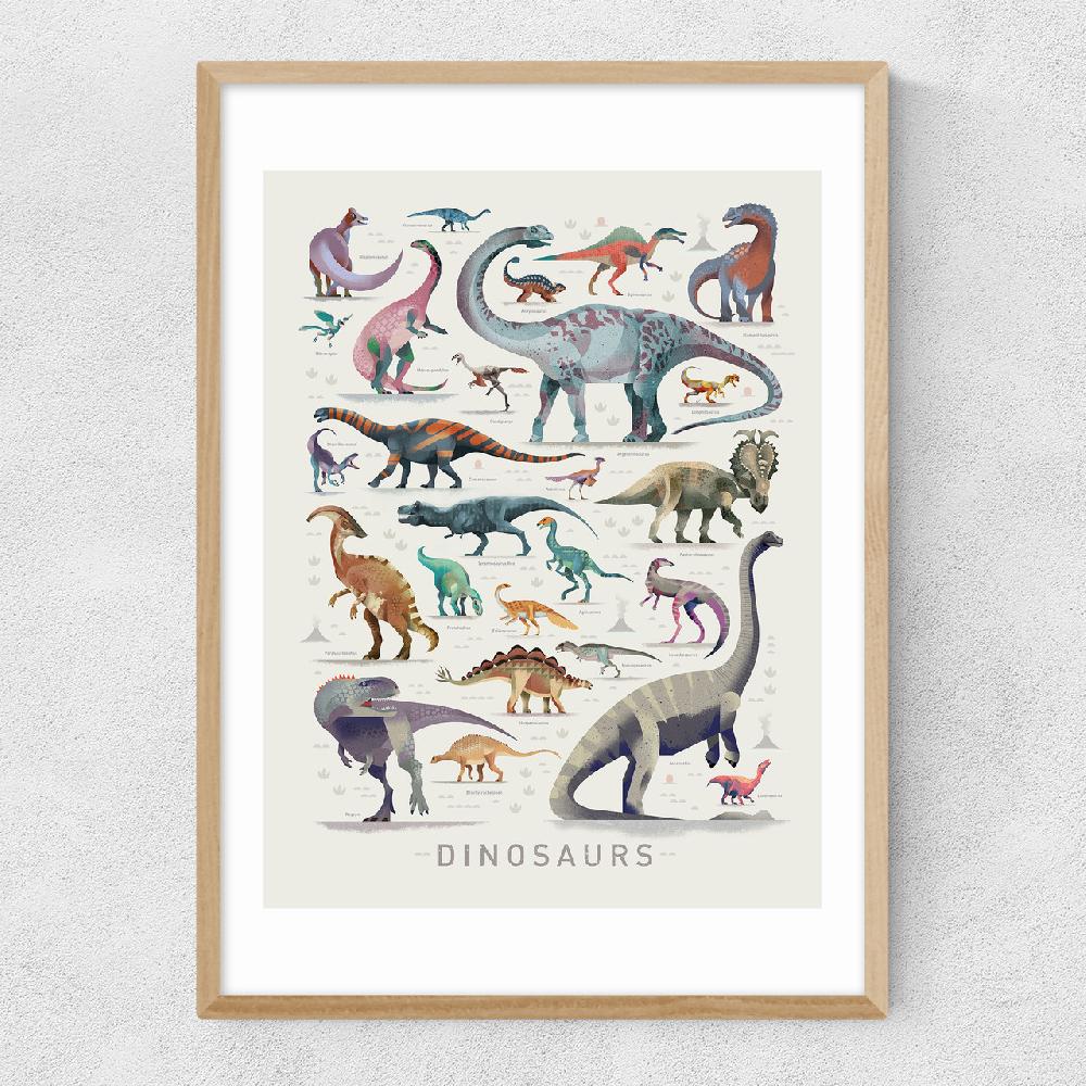East End Prints Dinosaurs By Dieter Braun