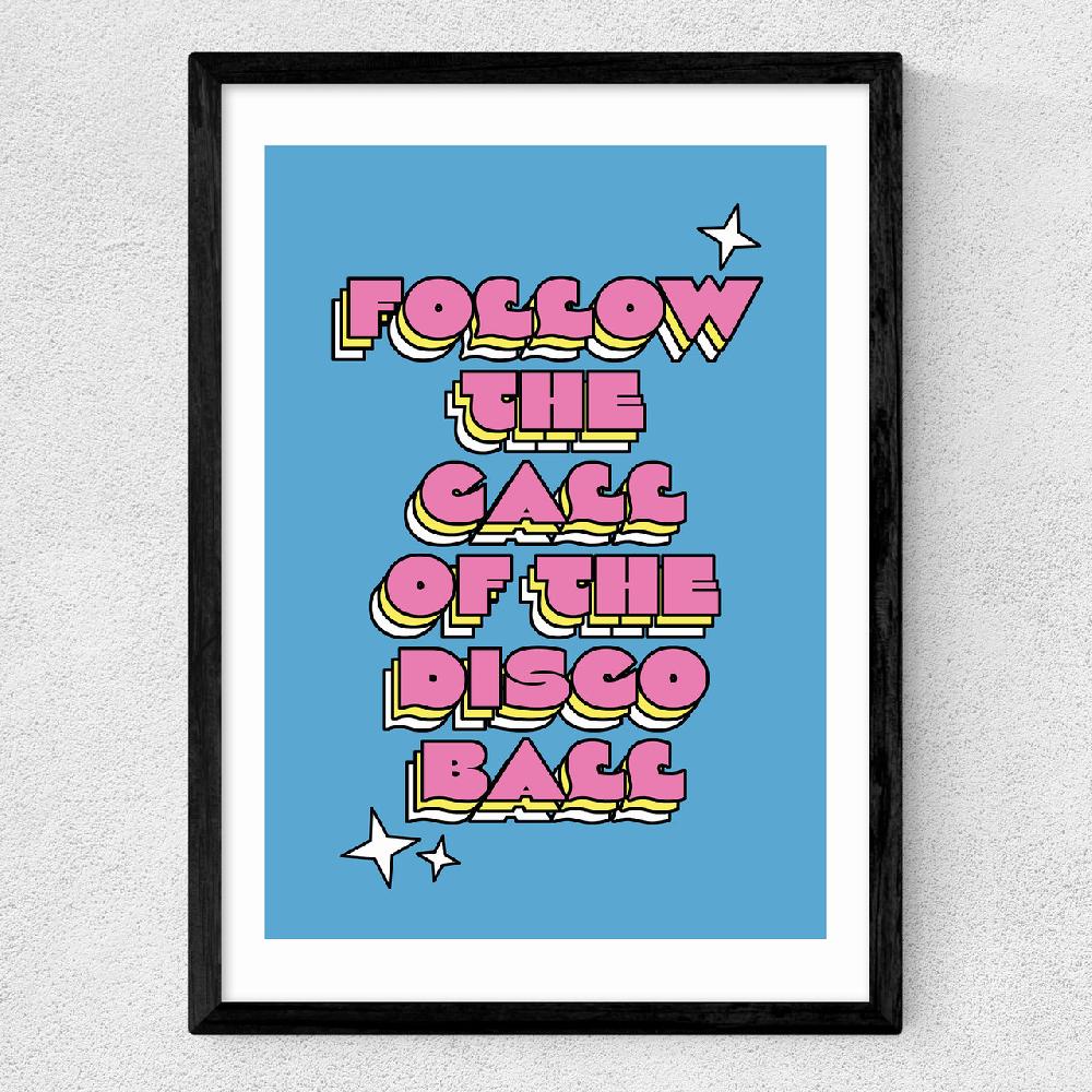 East End Prints Disco Ball By The Violet Eclectic