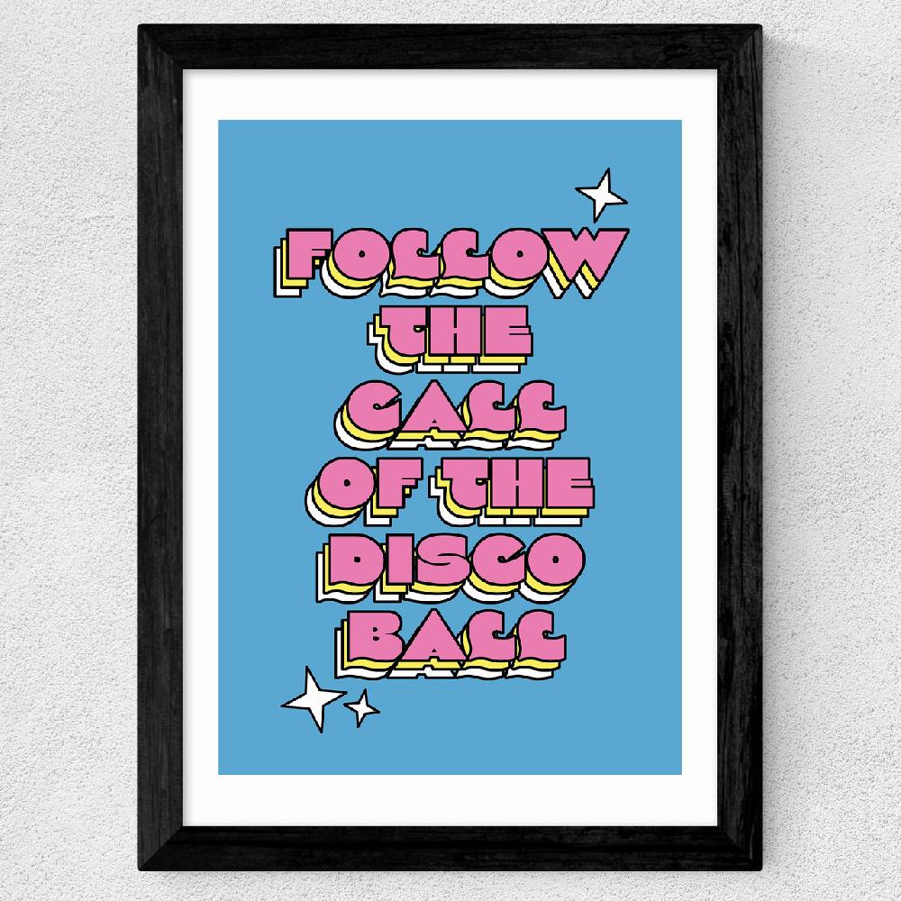 East End Prints Disco Ball By The Violet Eclectic