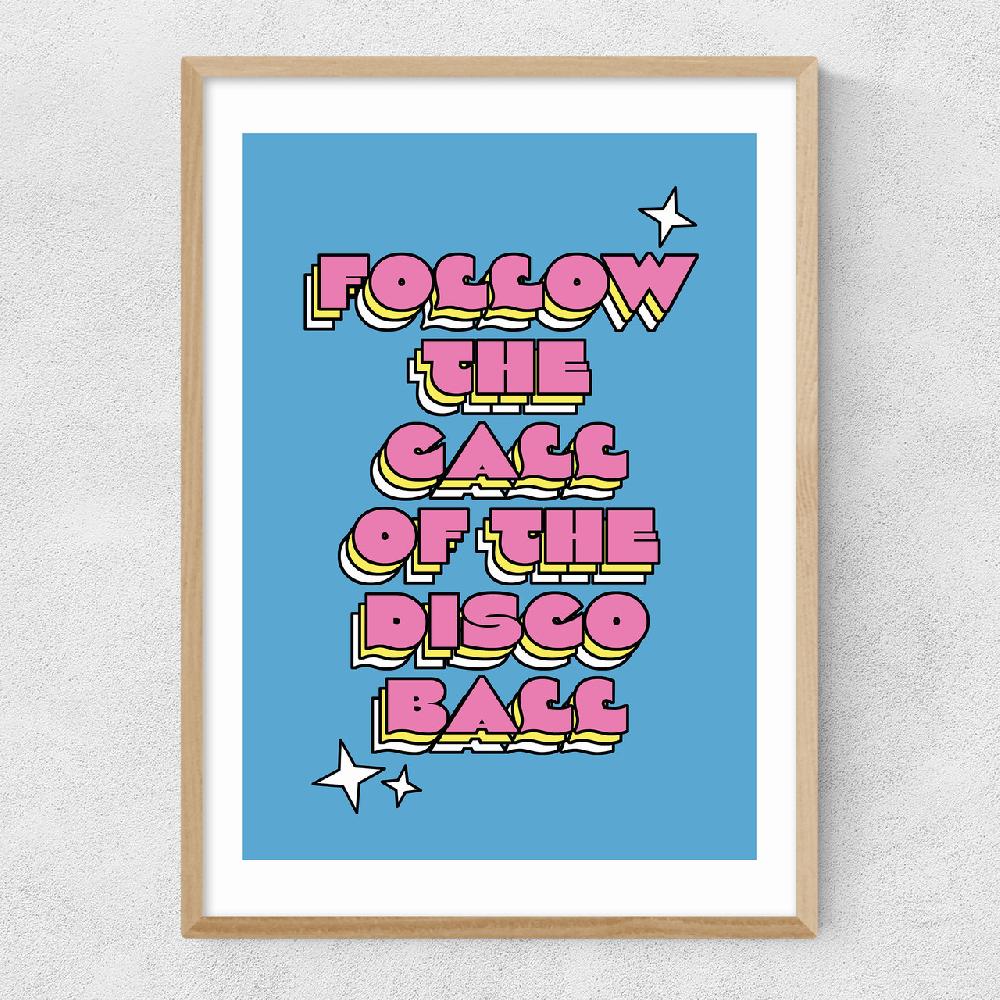 East End Prints Disco Ball By The Violet Eclectic
