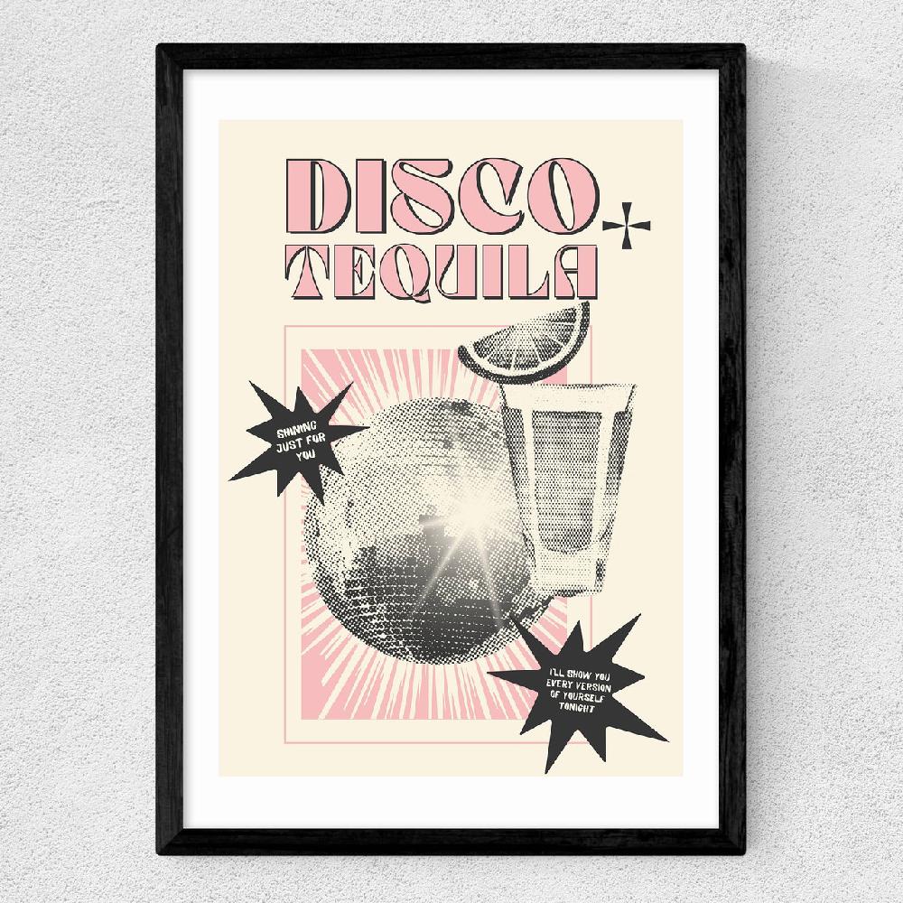 East End Prints Disco Tequila Pink