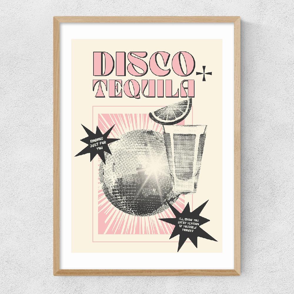 East End Prints Disco Tequila Pink