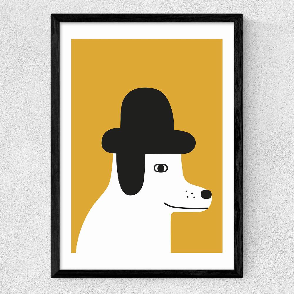 East End Prints Dog Hardhat London
