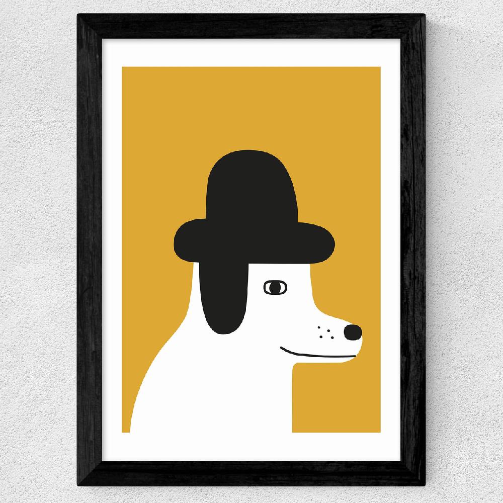 East End Prints Dog Hardhat London