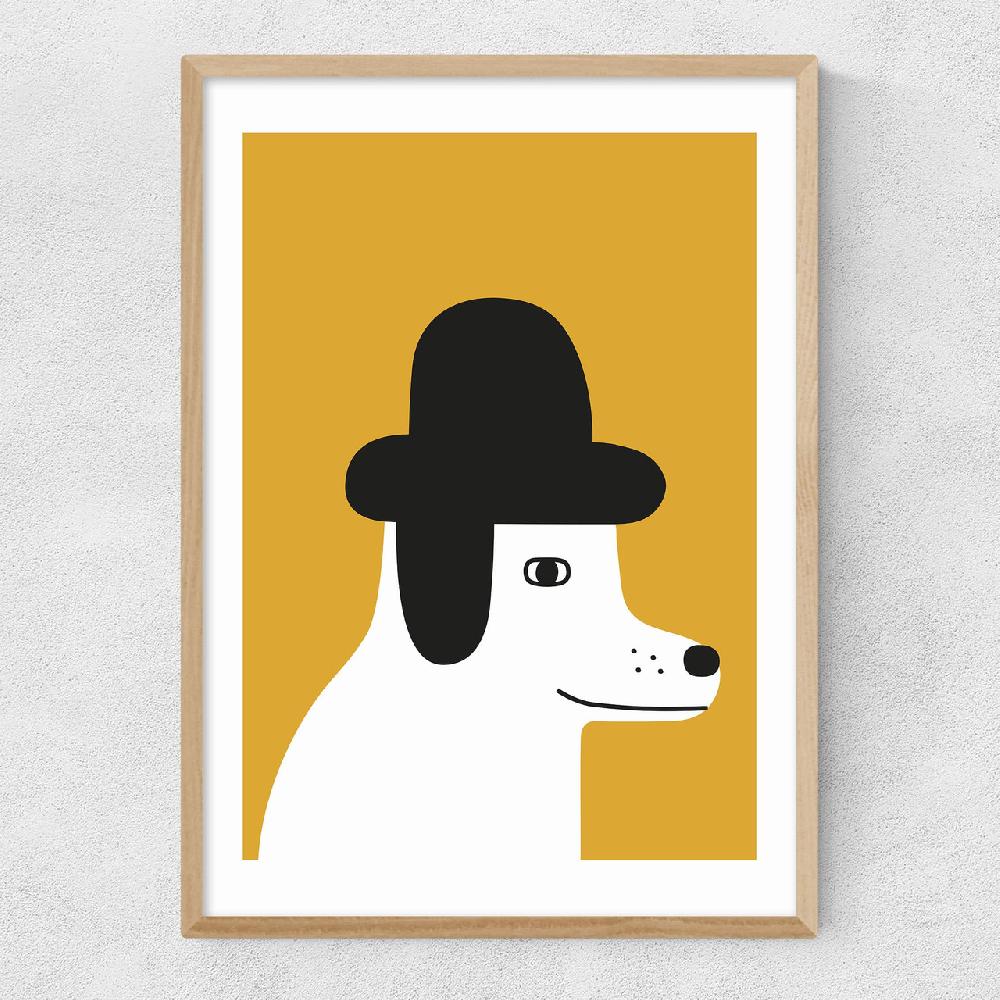 East End Prints Dog Hardhat London