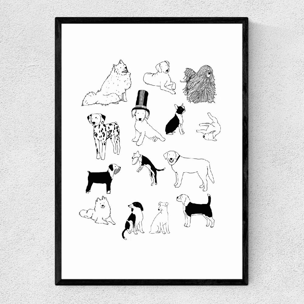 east end prints Dogs