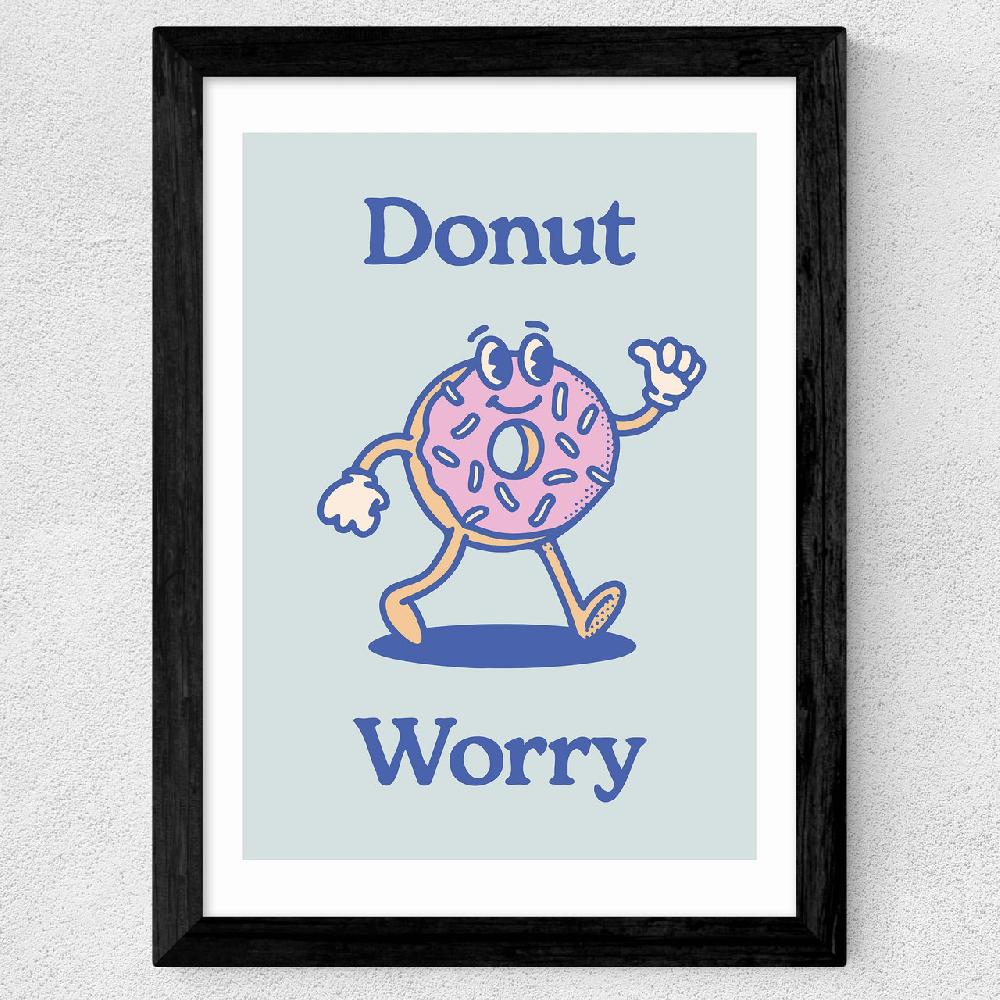 East End Prints Donut Worry