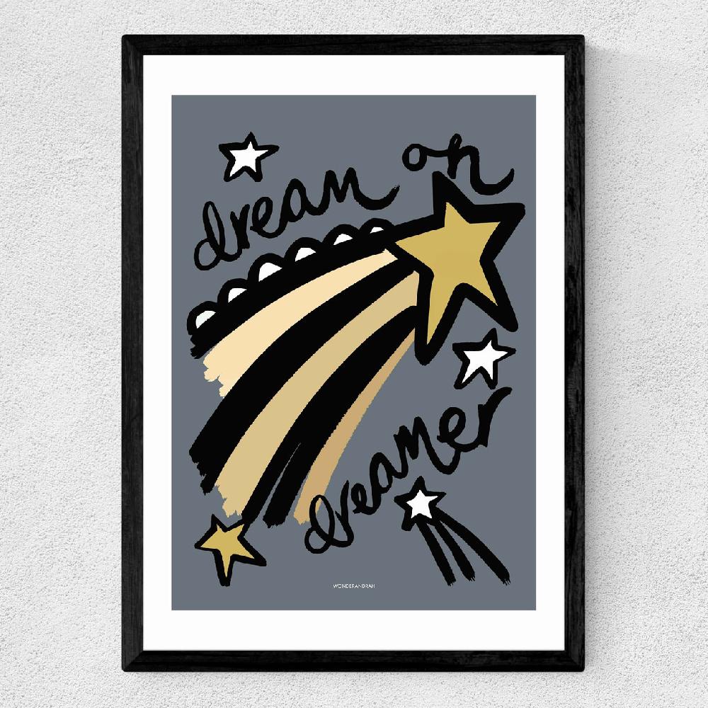 East End Prints Dream Blue