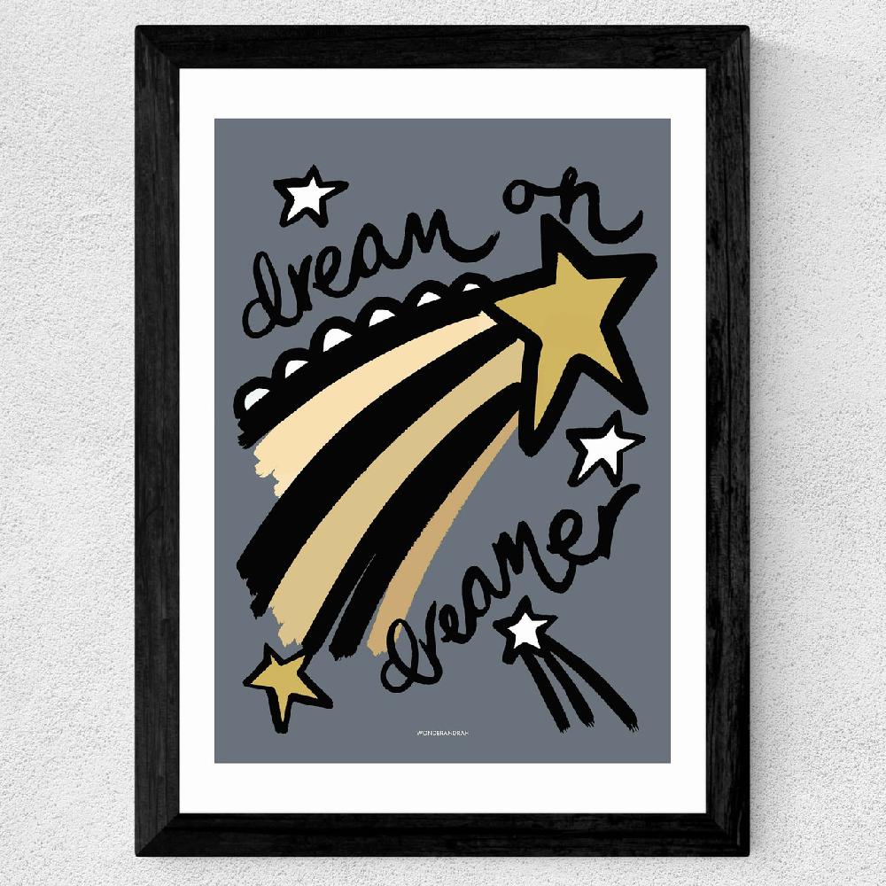 East End Prints Dream Blue