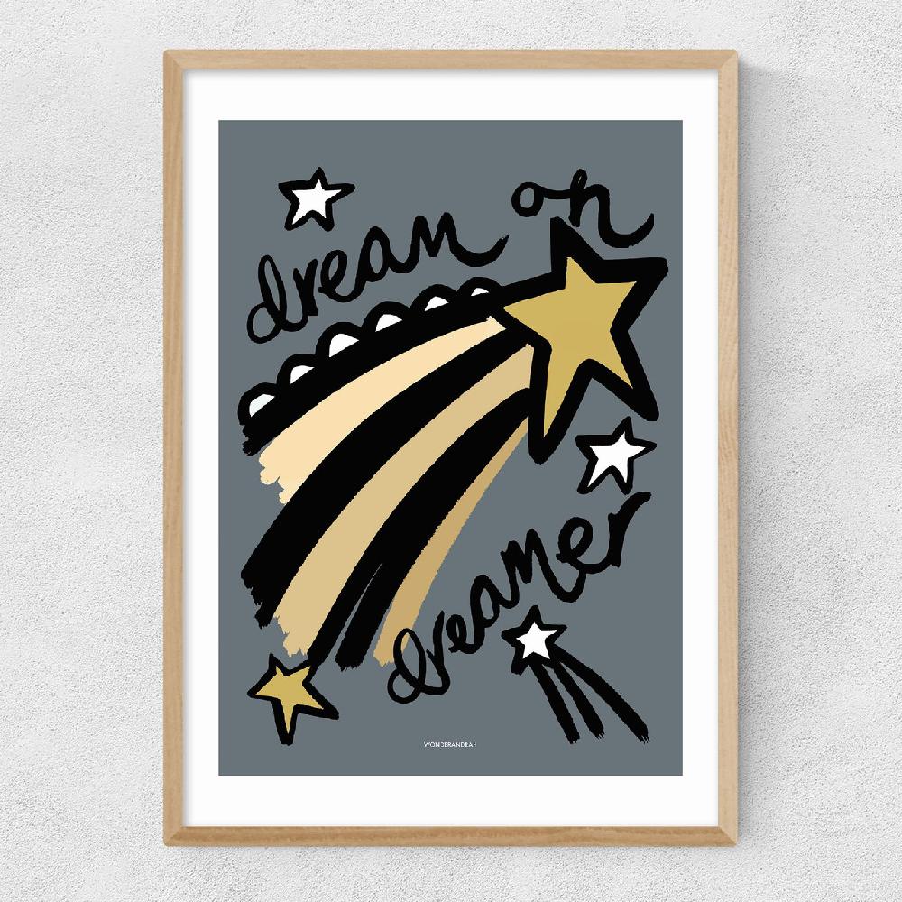 East End Prints Dream Blue