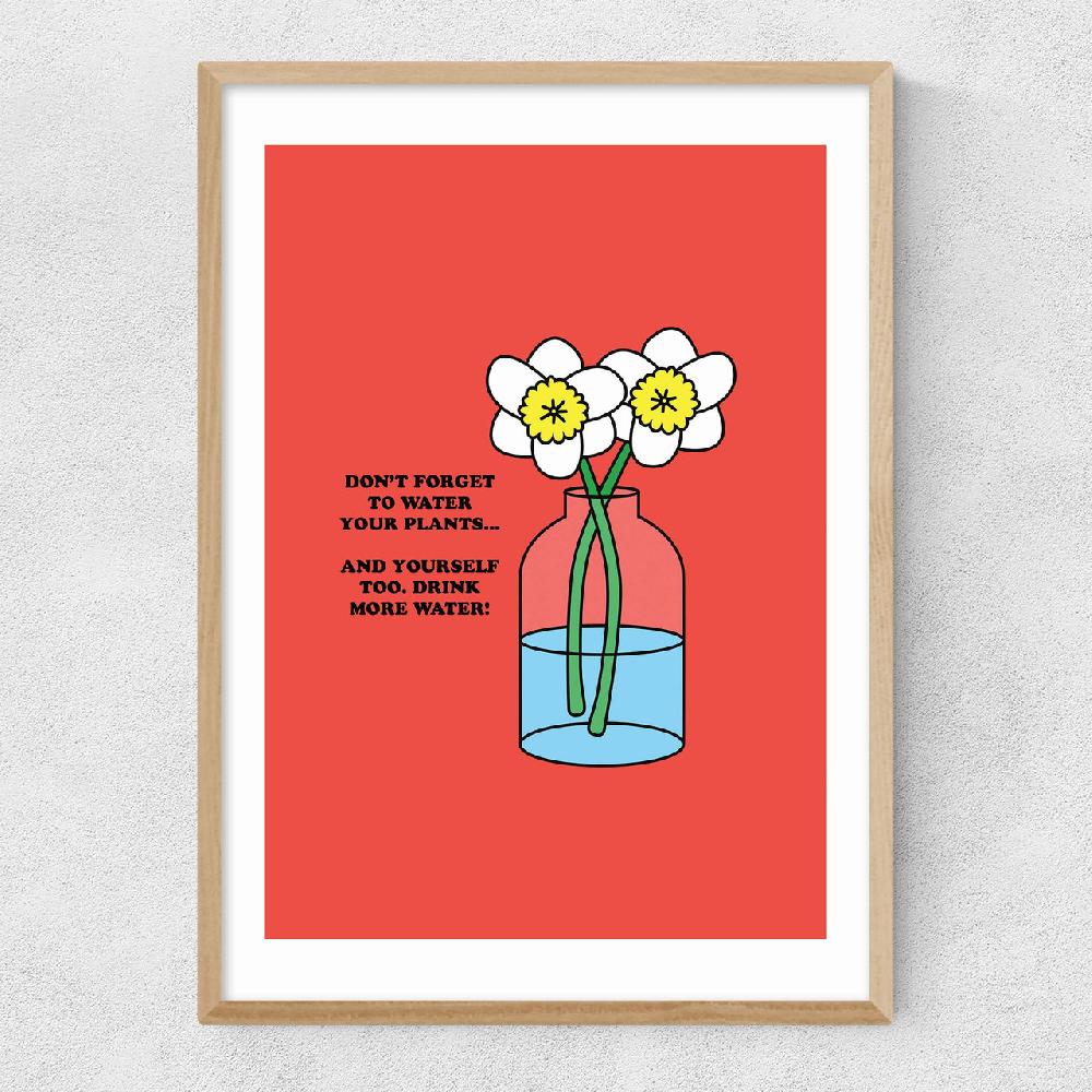 East End Prints Drink More Water