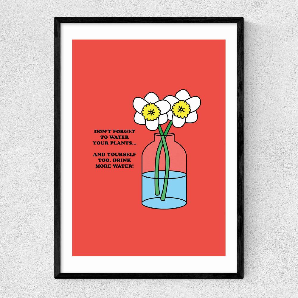 east end prints Drink More Water