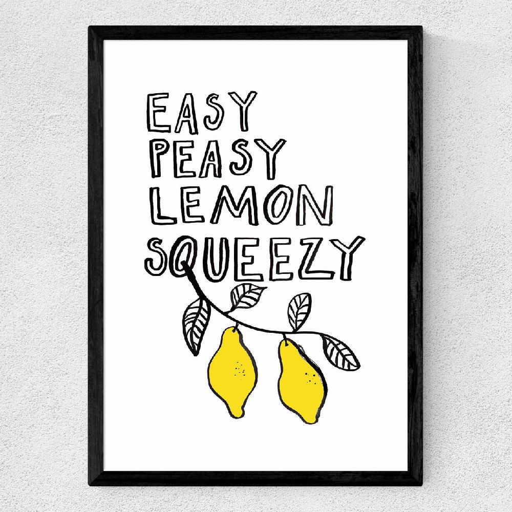 East End Prints Easy Peasy Lemon