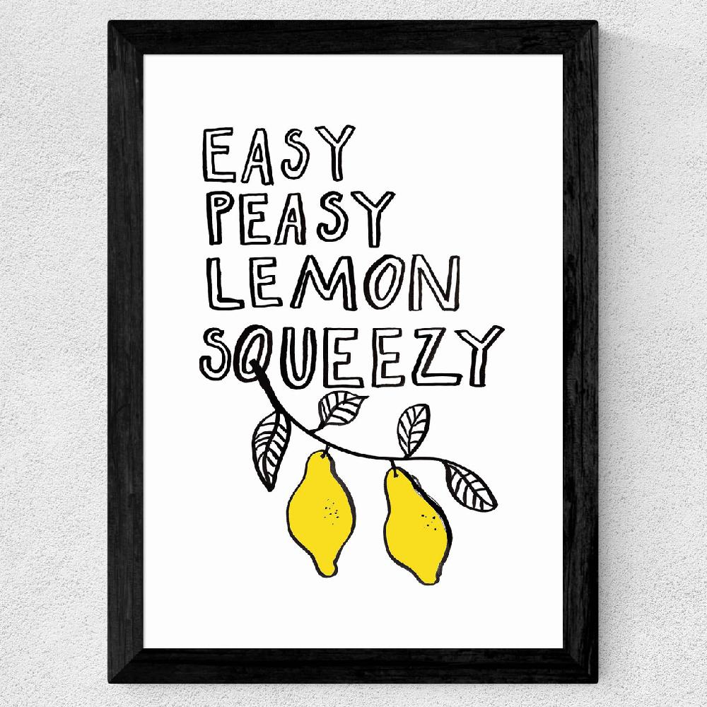 East End Prints Easy Peasy Lemon