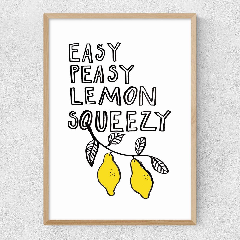 East End Prints Easy Peasy Lemon