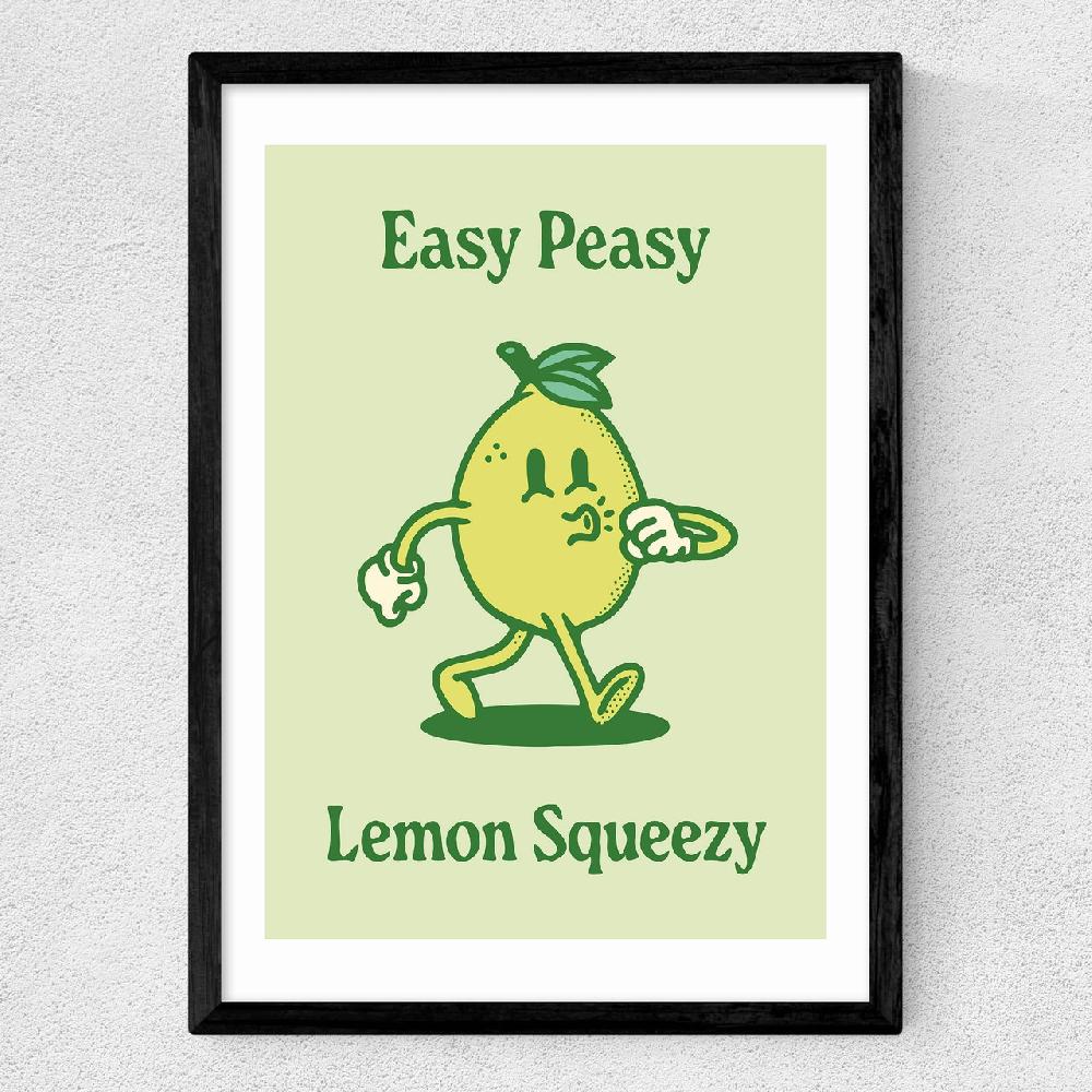 East End Prints Easy Peasy Lemon Squeezy
