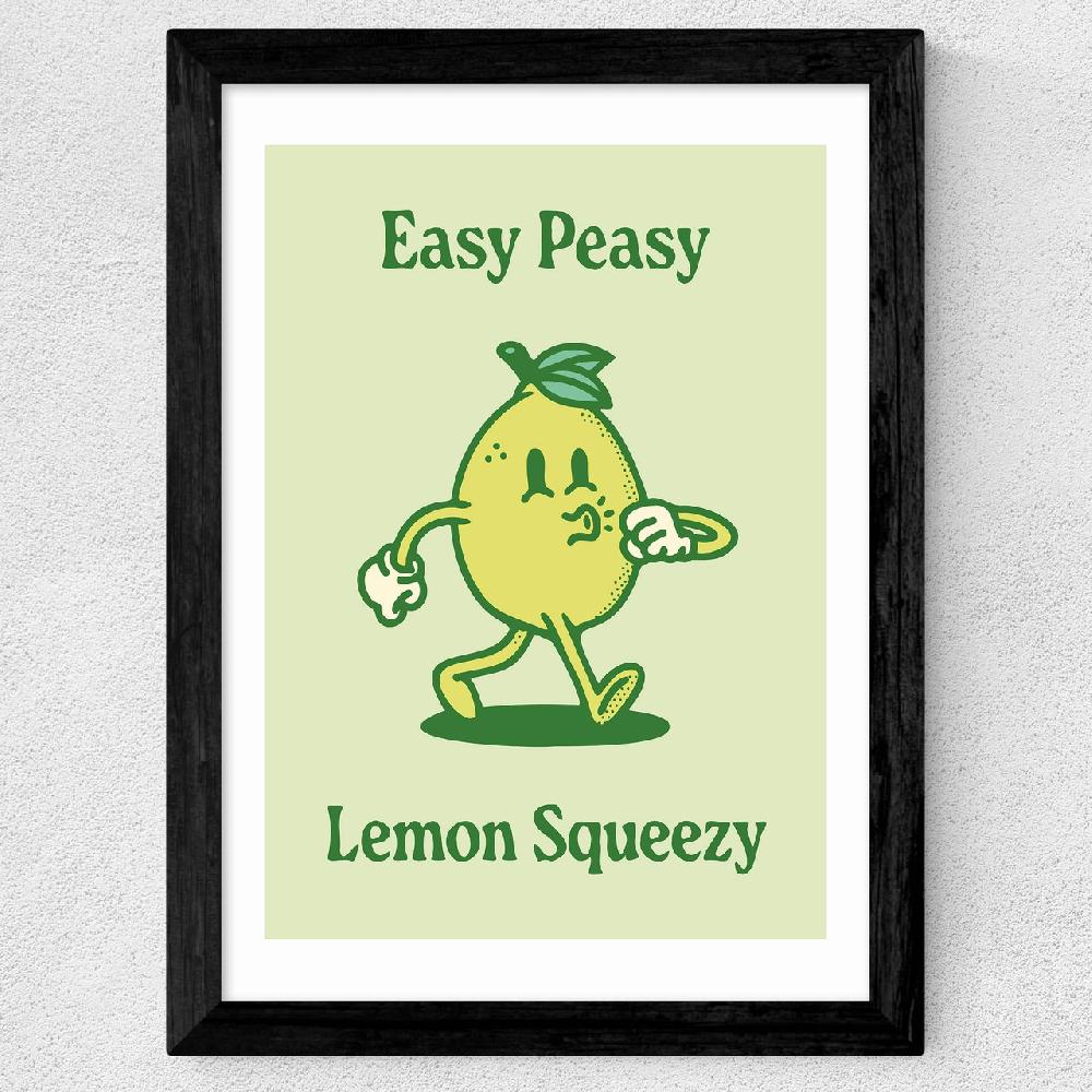 East End Prints Easy Peasy Lemon Squeezy
