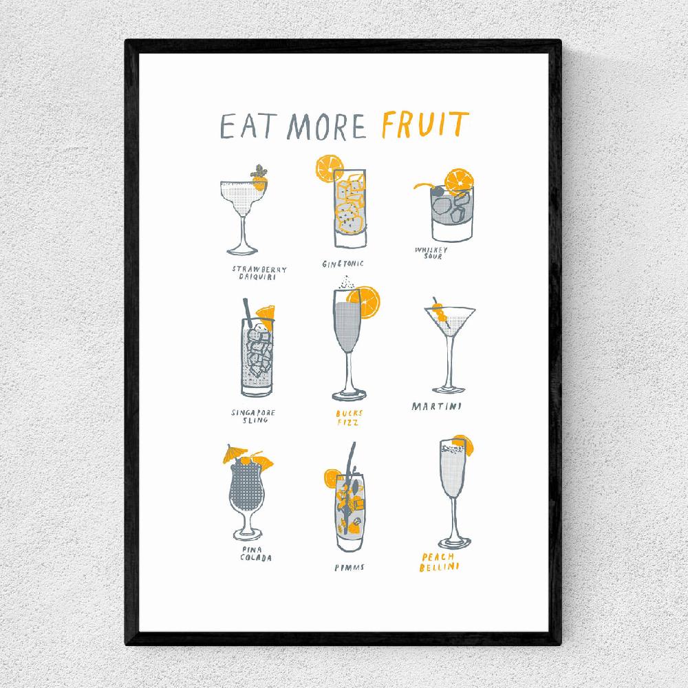 east end prints Eat More Fruit