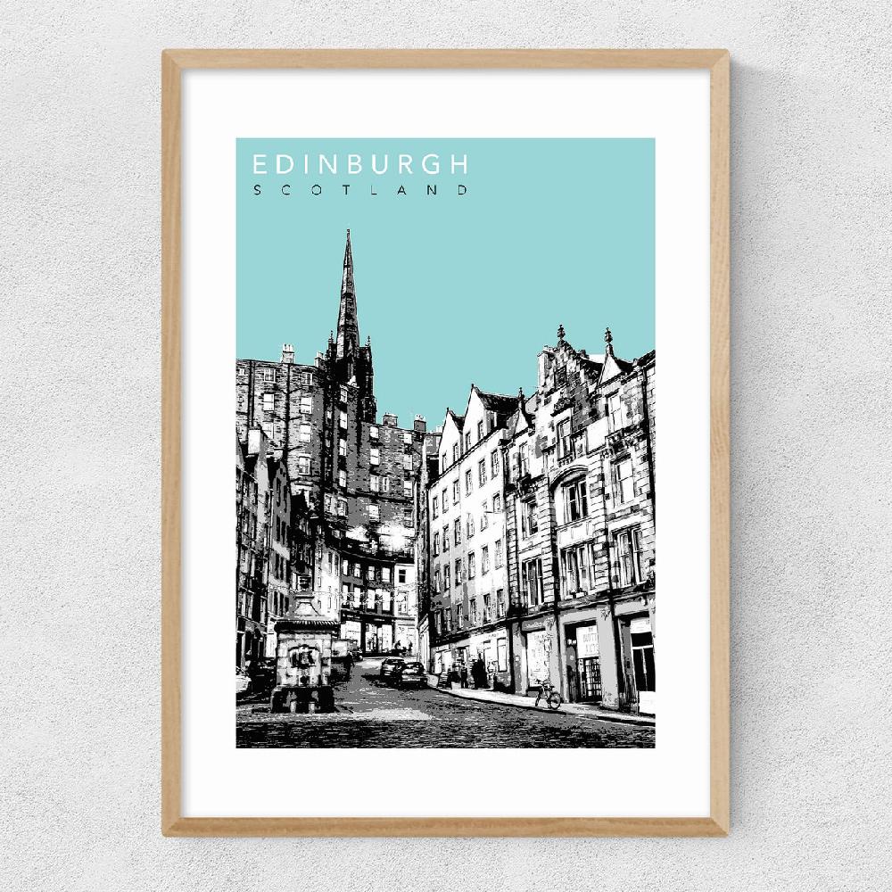 East End Prints Edinburgh Cityscape