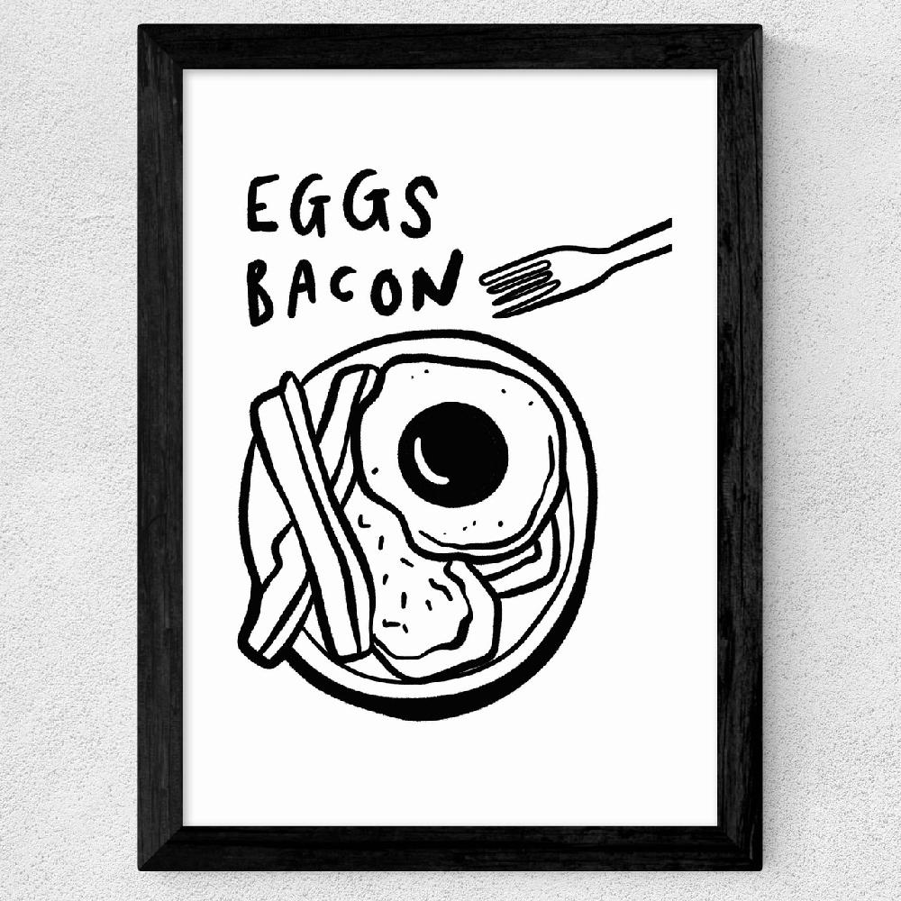 East End Prints Eggs Bacon