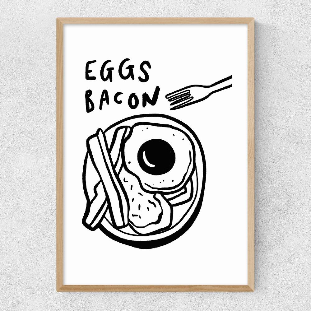 East End Prints Eggs Bacon