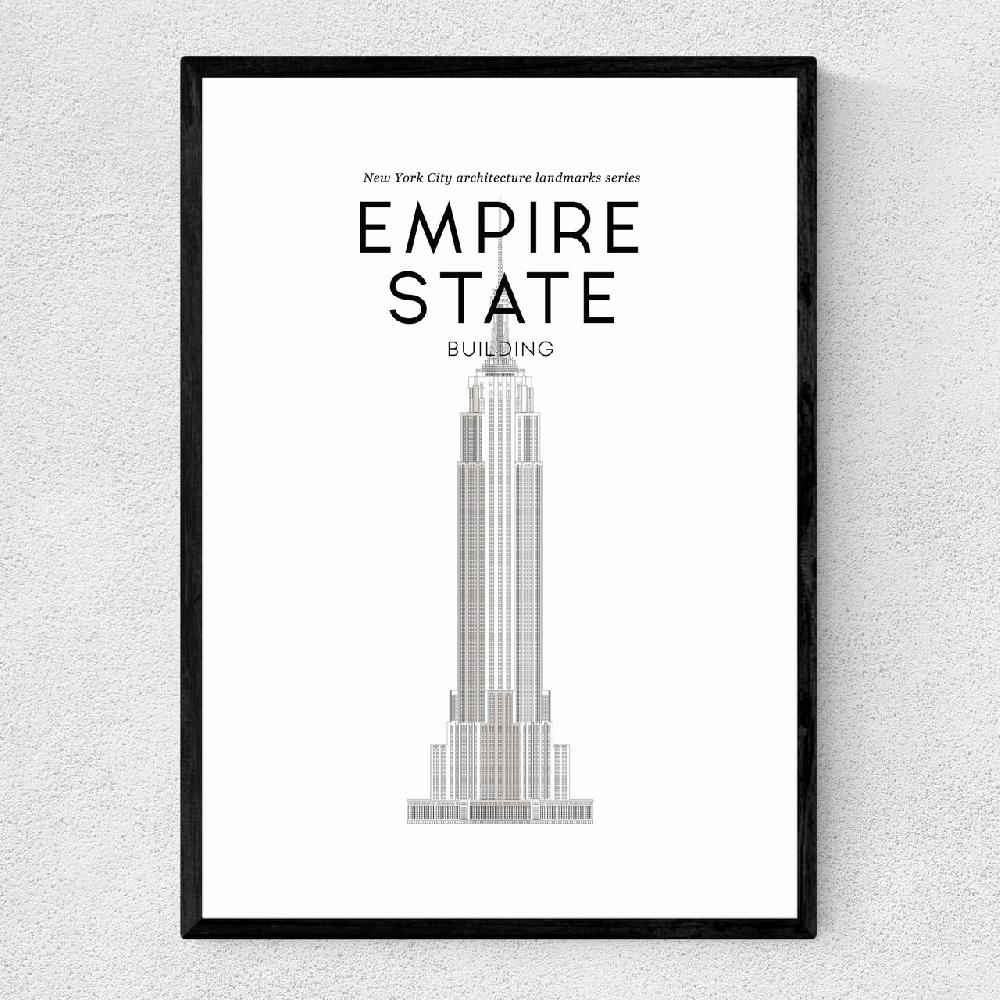 east end prints Empire State Building
