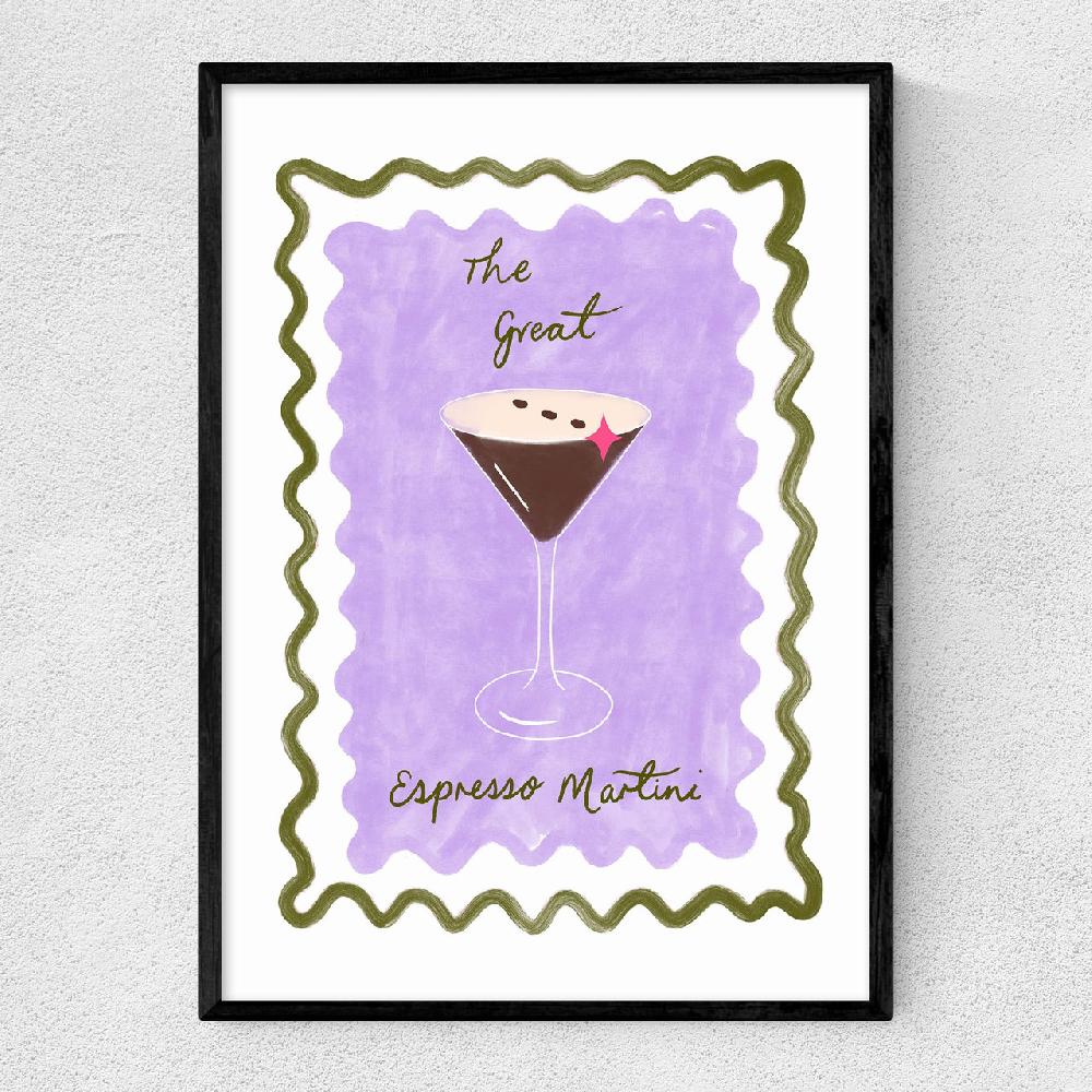 east end prints Espresso by Emmy Lupin Studio