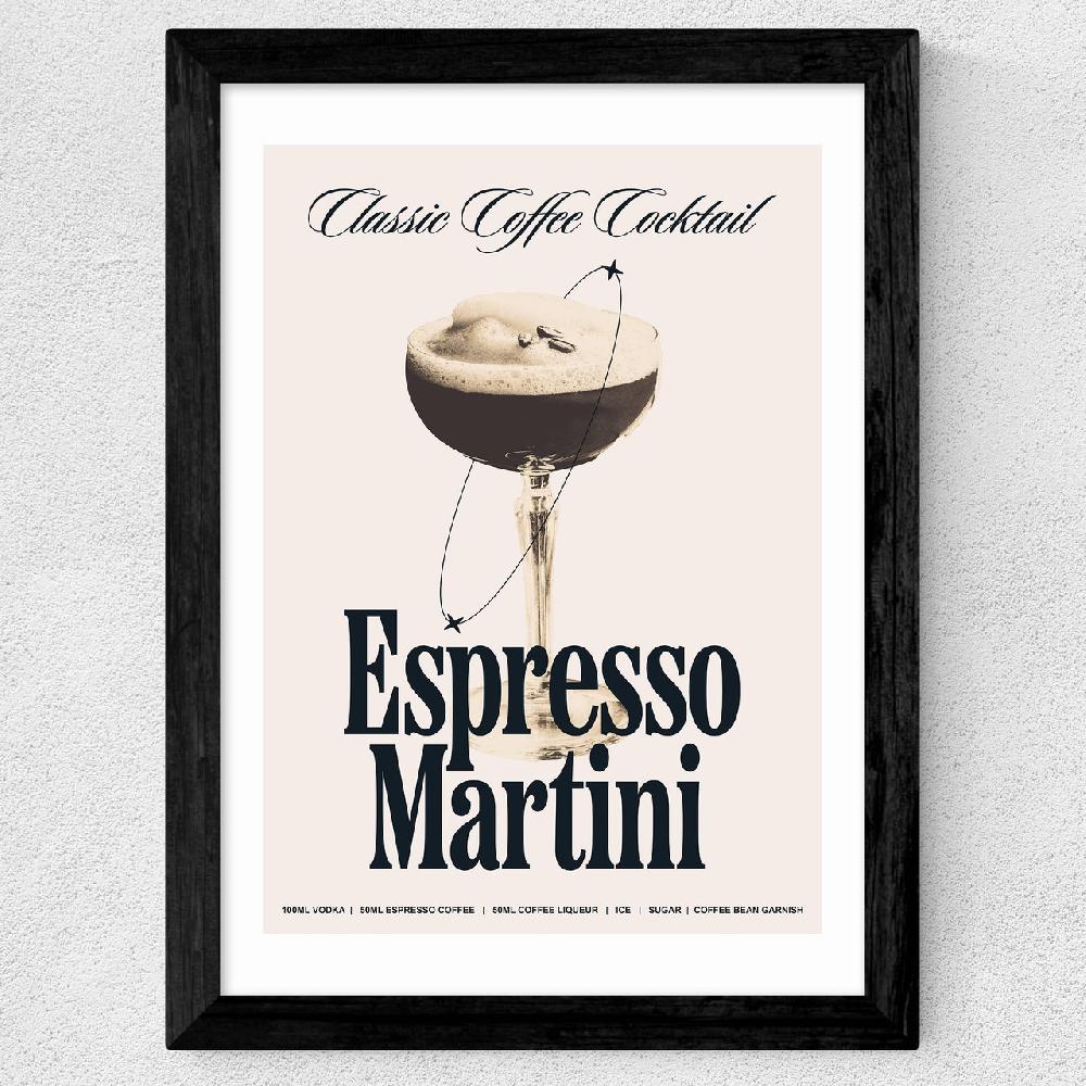 East End Prints Espresso Martini By HollieGraphik