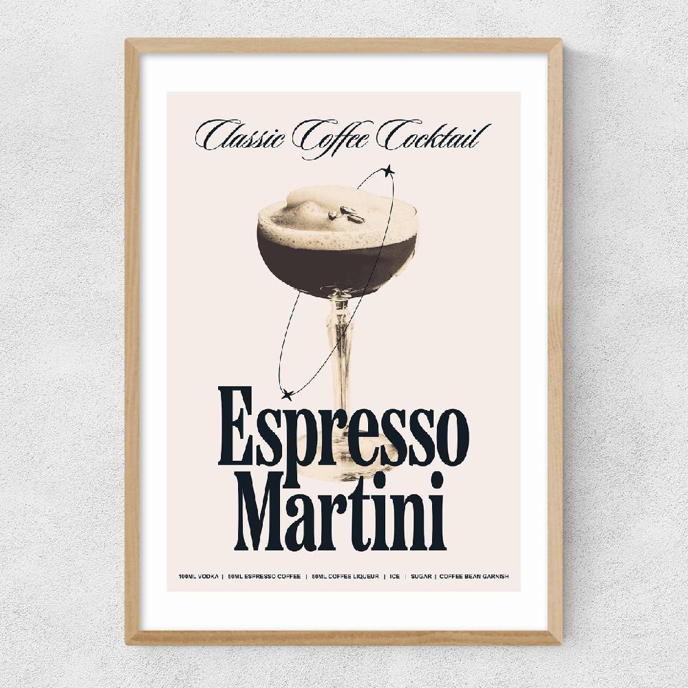 East End Prints Espresso Martini By HollieGraphik