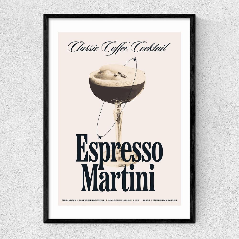 east end prints Espresso Martini by HollieGraphik